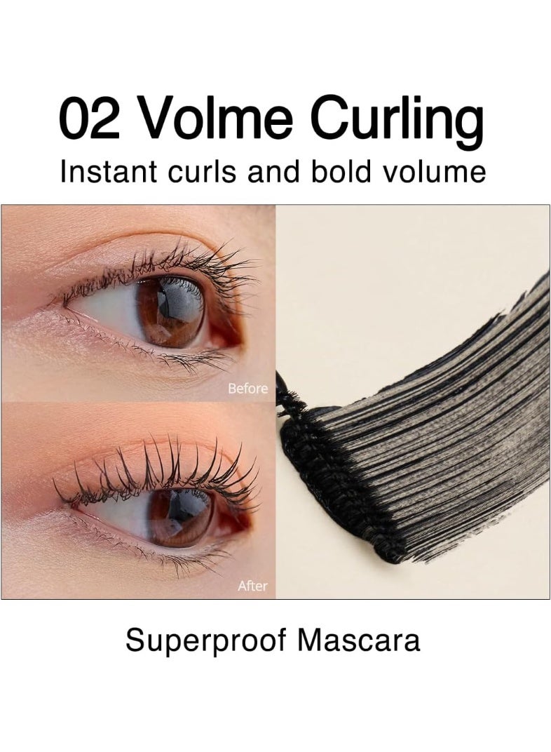 CLIO PROFESSIONAL Kill Lash Superproof Mascara - 02 Volume Curling for Dense Application - Long-Lasting, Waterproof, Smudgeproof,Black - Image 2
